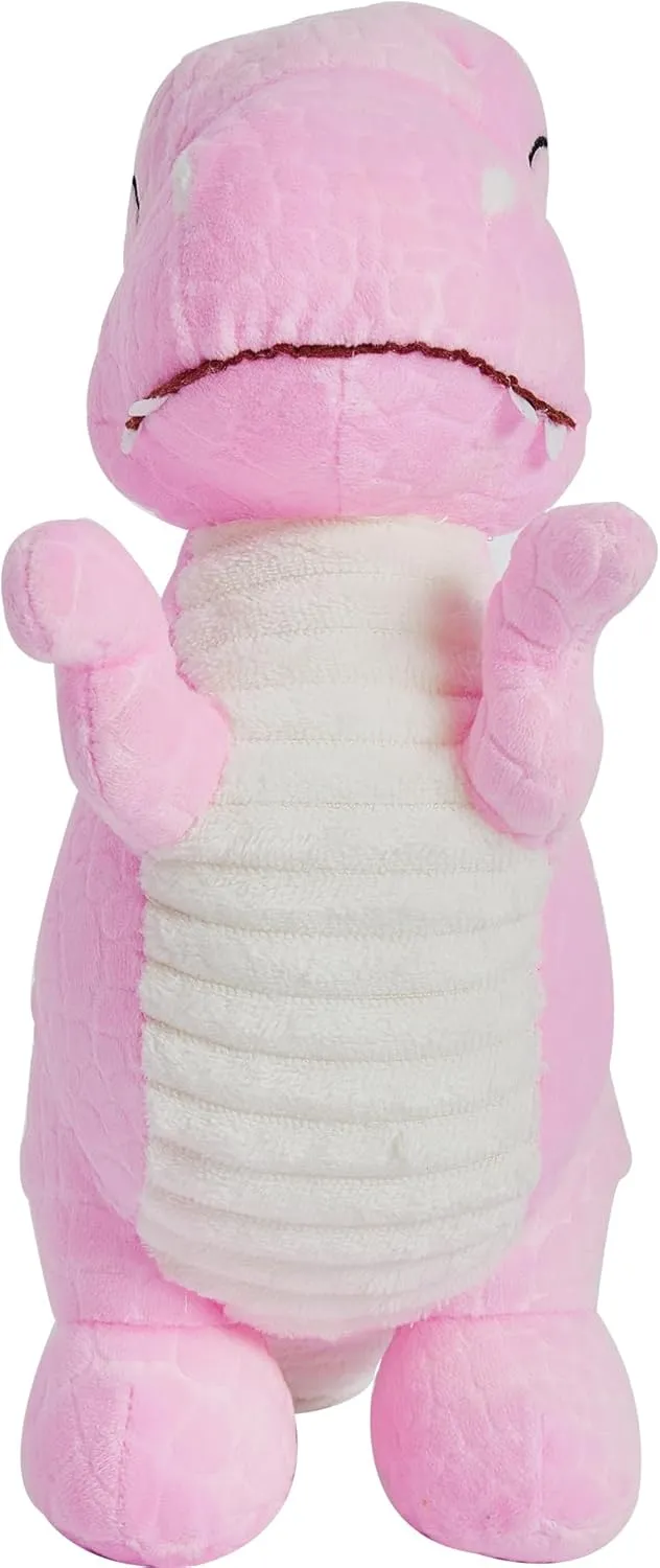 Wemi Pink Dinosaur Stuffed Animal Toys Cute Soft Dinosaurs Plush Doll T-Rex Throw Pillow for Boys Girls 19"