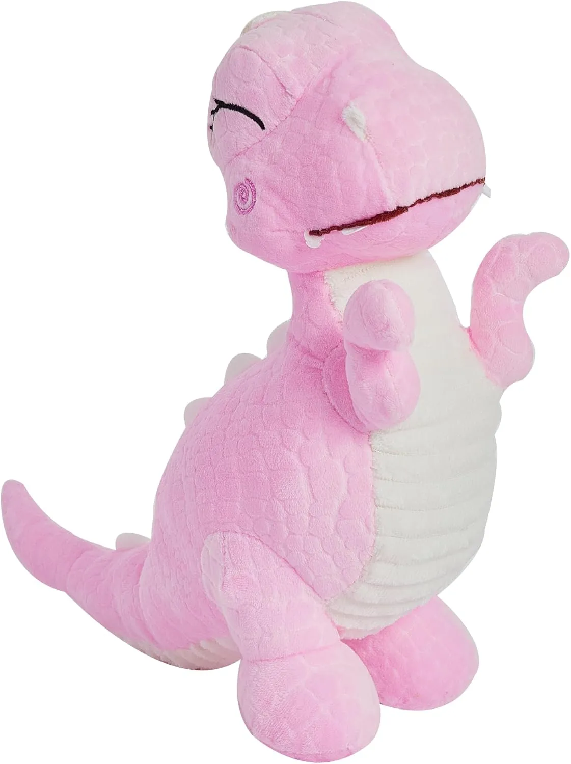 Wemi Pink Dinosaur Stuffed Animal Toys Cute Soft Dinosaurs Plush Doll T-Rex Throw Pillow for Boys Girls 19"