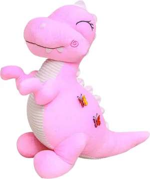 Wemi Pink Dinosaur Stuffed Animal Toys Cute Soft Dinosaurs Plush Doll T-Rex Throw Pillow for Boys Girls 19"