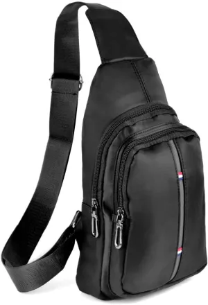 WESTEND Crossbody Nylon Sling Bag Daypack with Adjustable Strap-Small Travel Bag