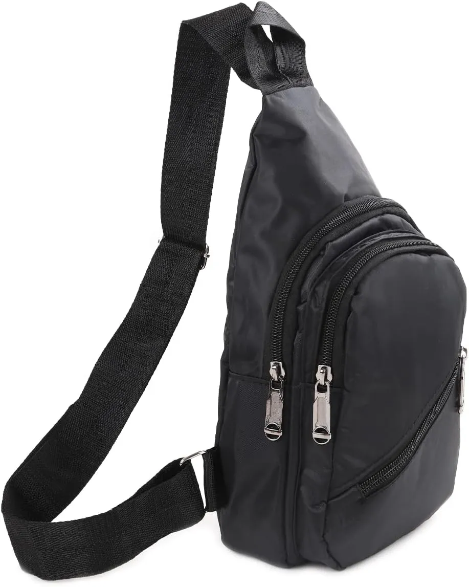 WESTEND Crossbody Nylon Sling Bag Daypack with Adjustable Strap-Small Travel Bag