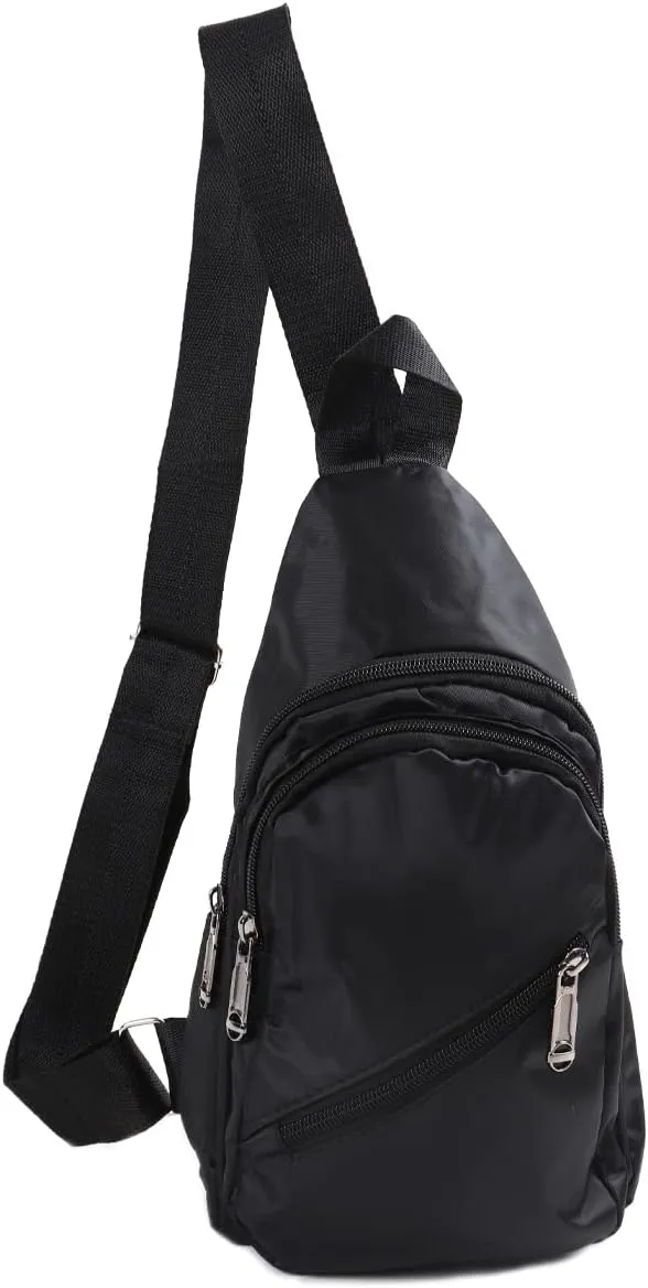 WESTEND Crossbody Nylon Sling Bag Daypack with Adjustable Strap-Small Travel Bag
