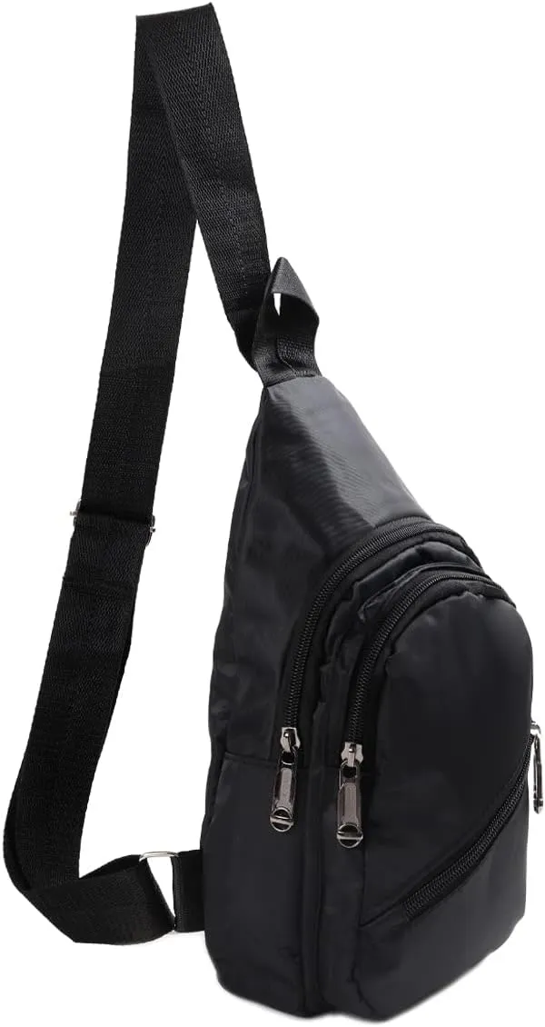 WESTEND Crossbody Nylon Sling Bag Daypack with Adjustable Strap-Small Travel Bag