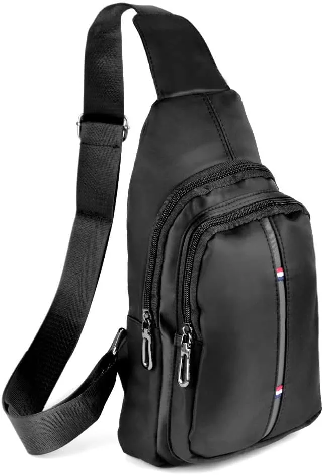 WESTEND Crossbody Nylon Sling Bag Daypack with Adjustable Strap-Small Travel Bag