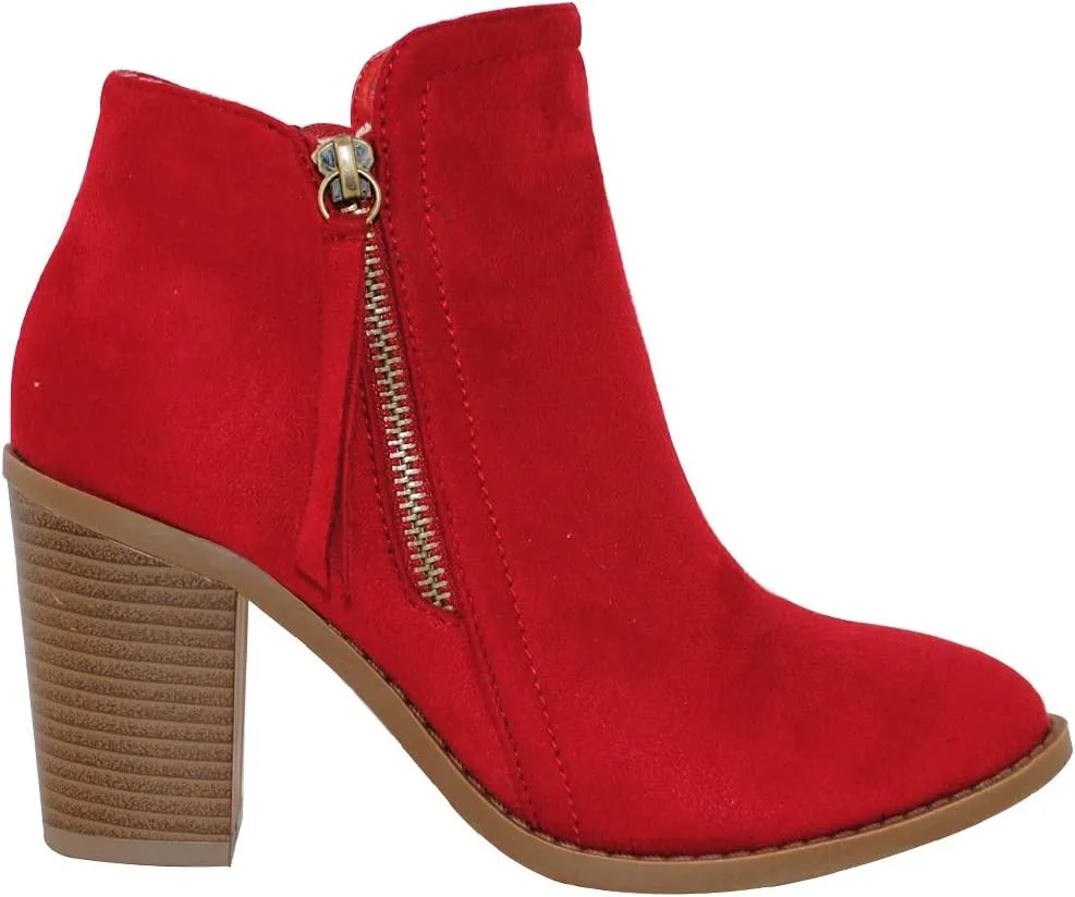 Women's Fashion Suede Booties