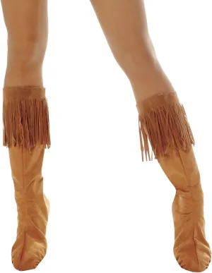 Women's Fringe Boot Tops Adult