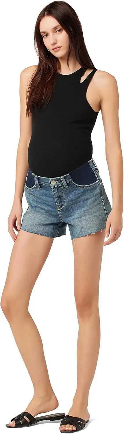 Women's Gemma Maternity, Cut Off Jean Short
