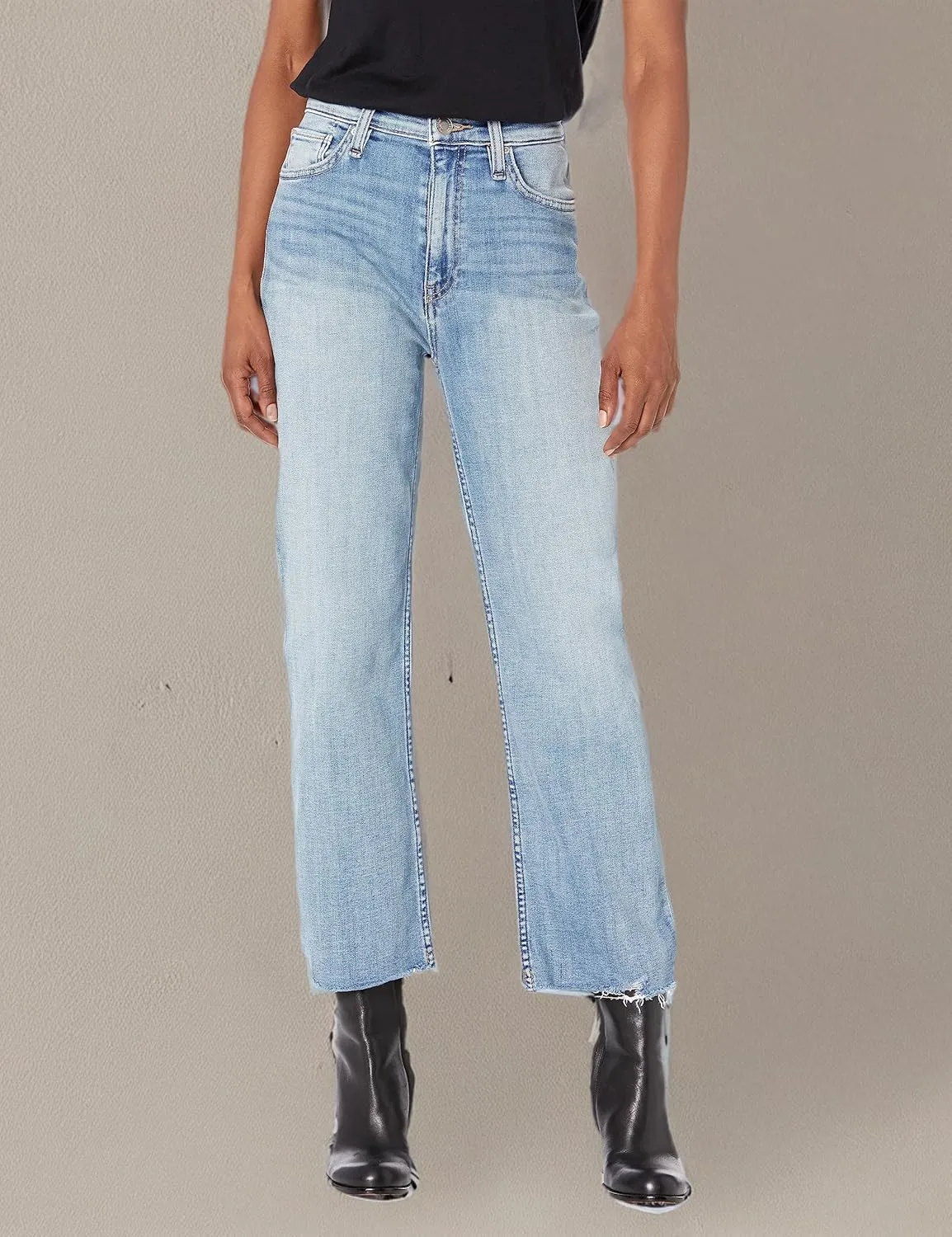 Women's Remi High Rise Straight Leg Cropped Jean