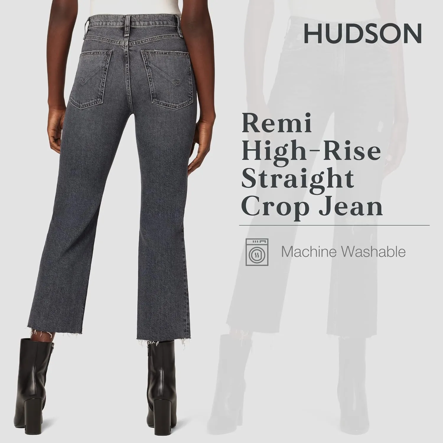 Women's Remi High Rise Straight Leg Cropped Jean
