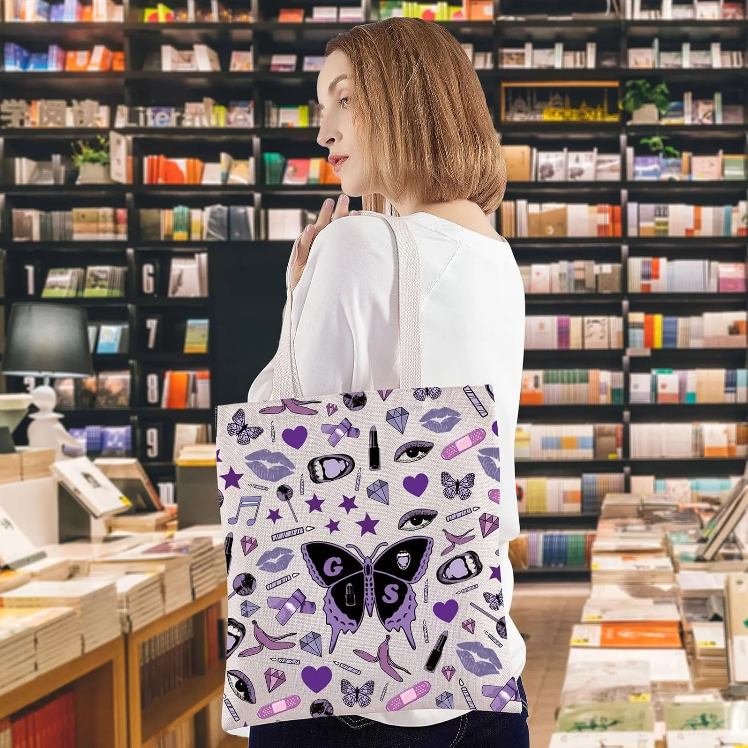 WZMPA Concert Musical Cosmetic Bag Singer Fans Gift Singer Album Makeup Zipper Pouch Bag Song Lyric Merchandise (GU TG)