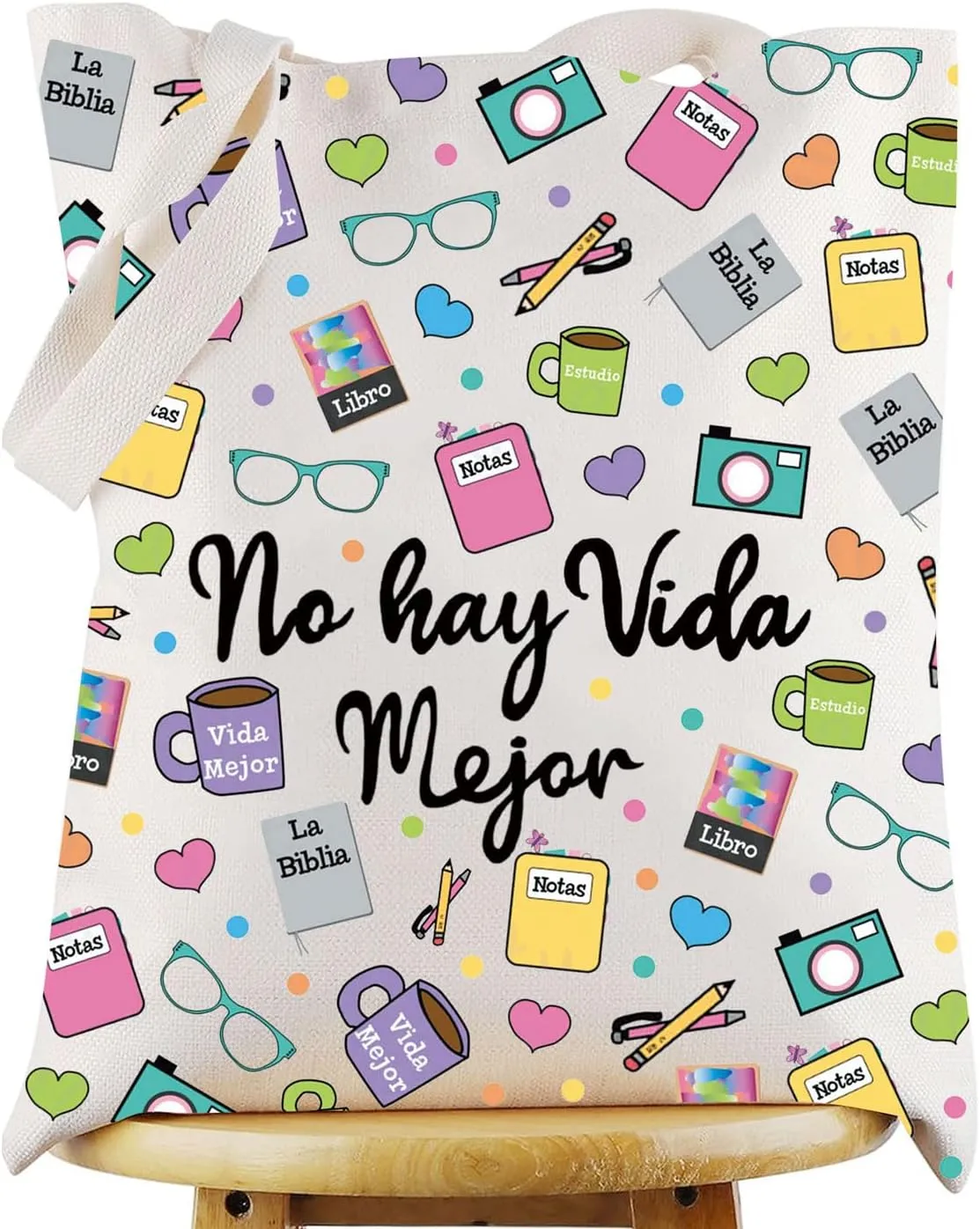 WZMPA JW Pioneer Cosmetic Makeup Bag JW Spanish Pioneer Gifts No Hay Vida Mejor Zipper Pouch Bag For Women Girls (No Hay Vida TG)