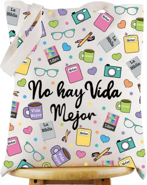 WZMPA JW Pioneer Cosmetic Makeup Bag JW Spanish Pioneer Gifts No Hay Vida Mejor Zipper Pouch Bag For Women Girls (No Hay Vida TG)