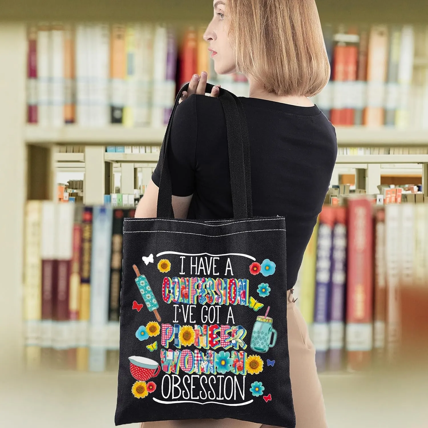 WZMPA Pioneer Cosmetic Bag Cooking Lover Gift I Have A Confession I've Got A Pioneer Obsession Zipper Bag (Have A Confession Bl TG)