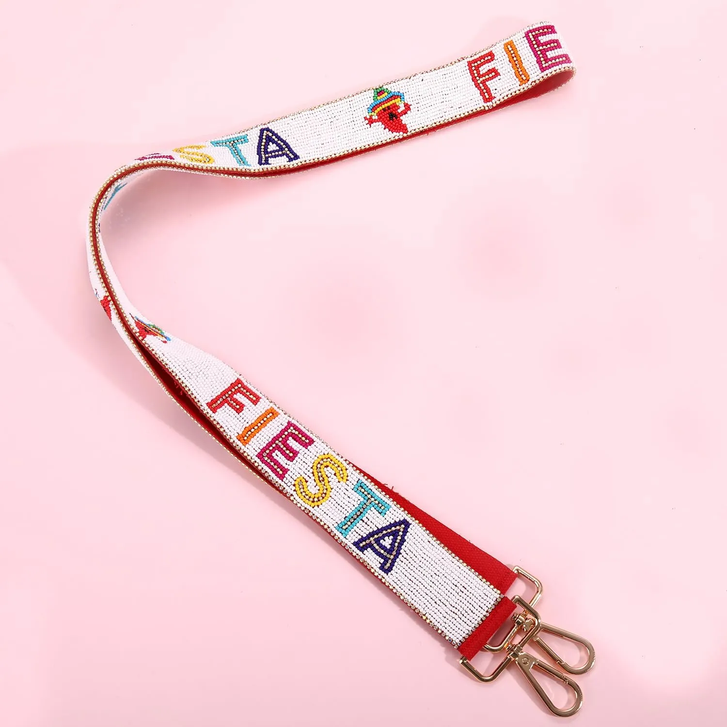 YAHPERN Mexican Cinco De Mayo Purse Strap for Women Beaded Crossbody Shoulder Bag Strap Replacement Fiesta Outfit Accessories