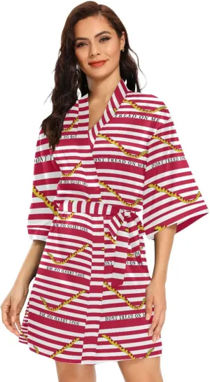 Yuiboo Womens Kimono Robes Oversized Satin Robe Dressing Gown Soft Pajamas Dress S
