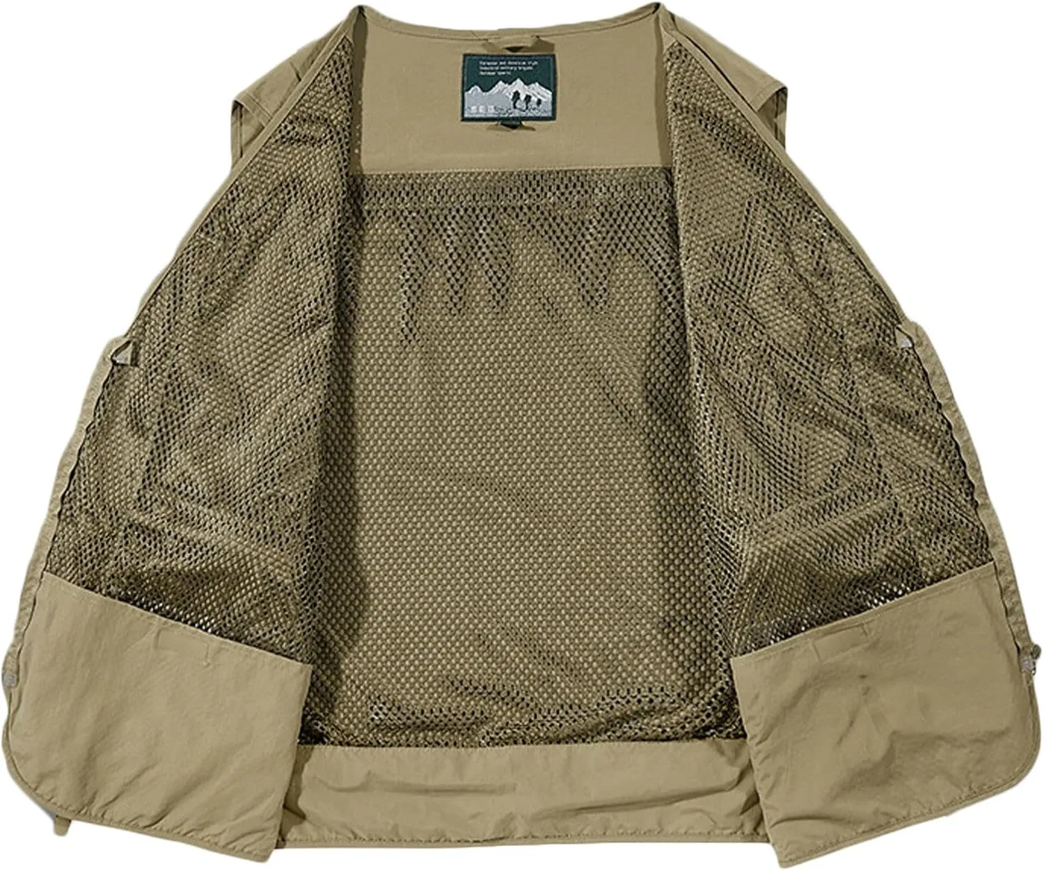 Zeiyignr Unisex Mesh Breathable Fishing Vest Multi-Pockets Photography Travel Hiking Waistcoat Jacket for Adult and Youth